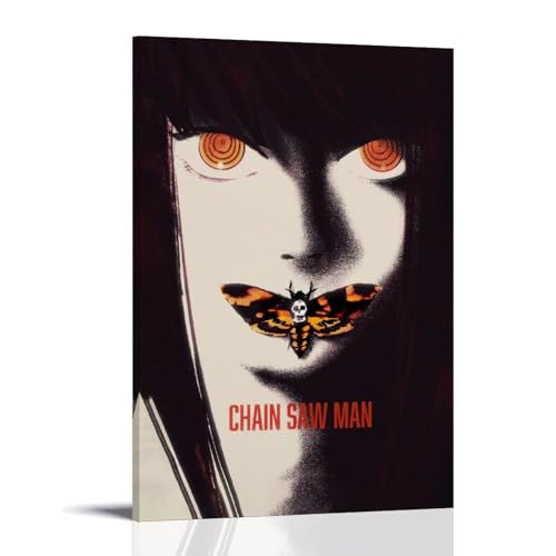 ENILSA Chainsaw Man Japanese Anime Poster Poster Dekorative Malerei Leinwand Wandkunst Wohnzimmer Poster Schlafzimmer Malerei,Wandkunst Bilddruck Moderne Familienzimmer Dekor 12x18inch(30x45cm) von ENILSA