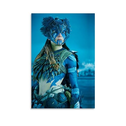 ENILSA Horizon Zero Dawn Aloy FanartLeinwand-Poster, dekoratives Gemälde, Leinwand-Wandposter und Kunstdruck, modernes Familienschlafzimmer-Dekor-Poster, 60 x 90 cm von ENILSA