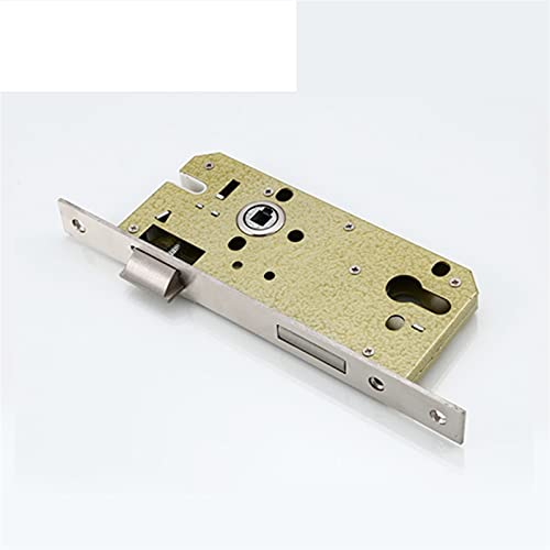 Einsteckschloss,Edelstahl 85 * 50 Verriegelung Hardware Tür Split Schloss Körper, Holztürschloss Körper Metall Edelstahl Einsteckschlösser von ENILSA