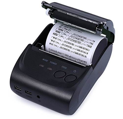 Mini-Thermodrucker bondrucker für iOS, Android, Windows, USB, POS, Bluetooth 4.0, 58 mm von ENJOY-UNIQUE