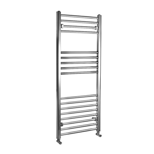 Enki Handtuchheizkörper, gerade, Chrom, flach, 1200 x 500 mm Enki Handtuchheizkörper, gerade, Chrom, flach, 1200 x 500 mm von ENKI