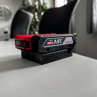 Wandhalterung Für Bosch 18V Akku, Geschenkidee, Werkstatt Wandhalterung Für Bosch 18V Akku, Geschenkidee, Werkstatt von ENKO3DPrints
