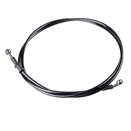 Bremsleitung Motorrad Dirt Bike Geflochtene Bremsschlauch Linie 300mm-1500mm Stahl Brems Kabel Hydraulische Banjo Rohr Für Motorrad Universal Racing Motorrad Bremsschlauch(1900mm) von ENLIGMA