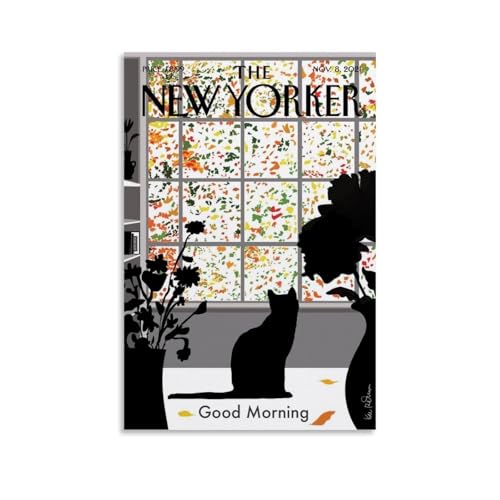 ENLLVKCBR Poster, Motiv: The New Yorker, dekoratives Gemälde, Leinwand, Wandposter und Kunstdruck, moderne Familienschlafzimmer-Dekoration, Poster, 30 x 45 cm ENLLVKCBR Poster, Motiv: The New Yorker, dekoratives Gemälde, Leinwand, Wandposter und Kunstdruck, moderne Familienschlafzimmer-Dekoration, Poster, 30 x 45 cm von ENLLVKCBR