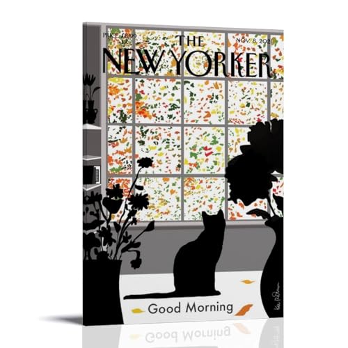 ENLLVKCBR Poster, Motiv: The New Yorker, dekoratives Gemälde, Leinwand, Wandposter und Kunstdruck, moderne Familienschlafzimmer-Dekoration, Poster, 30 x 45 cm ENLLVKCBR Poster, Motiv: The New Yorker, dekoratives Gemälde, Leinwand, Wandposter und Kunstdruck, moderne Familienschlafzimmer-Dekoration, Poster, 30 x 45 cm von ENLLVKCBR