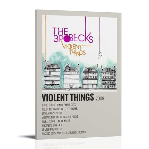 ENLLVKCBR Violent Things Musikposter, dekoratives Gemälde, Leinwand, Wandposter und Kunstdruck, moderne Familienschlafzimmer-Dekoration, Poster, 60 x 90 cm ENLLVKCBR Violent Things Musikposter, dekoratives Gemälde, Leinwand, Wandposter und Kunstdruck, moderne Familienschlafzimmer-Dekoration, Poster, 60 x 90 cm von ENLLVKCBR