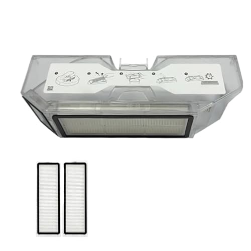 Roboter-Staubbox mit Hepa-Filtern, Staubsauger-Ersatzteile, Reinigung der Mülltonnenbox, kompatibel mit Roborock, P10pro-Staubbox von ENNQIHZR