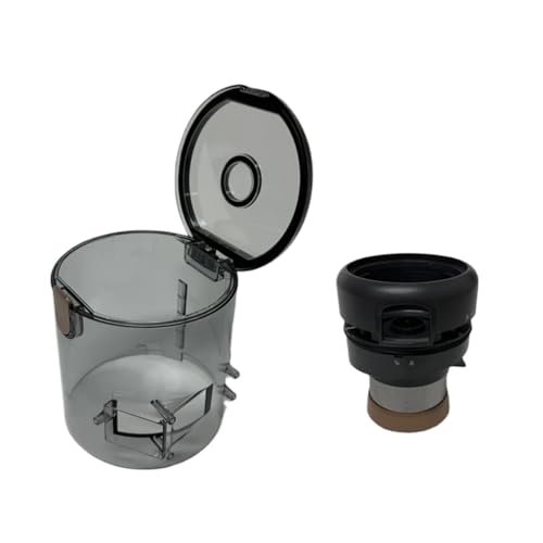 Staubsaugerzubehör Staubbehälterbaugruppe Staubbehälterbecher Schwarz Zyklon Ersatzteile, Kompatibel for Jimmy, H10 Pro / H10 Flex Staubbox(Cup and Cyclone) von ENNQIHZR