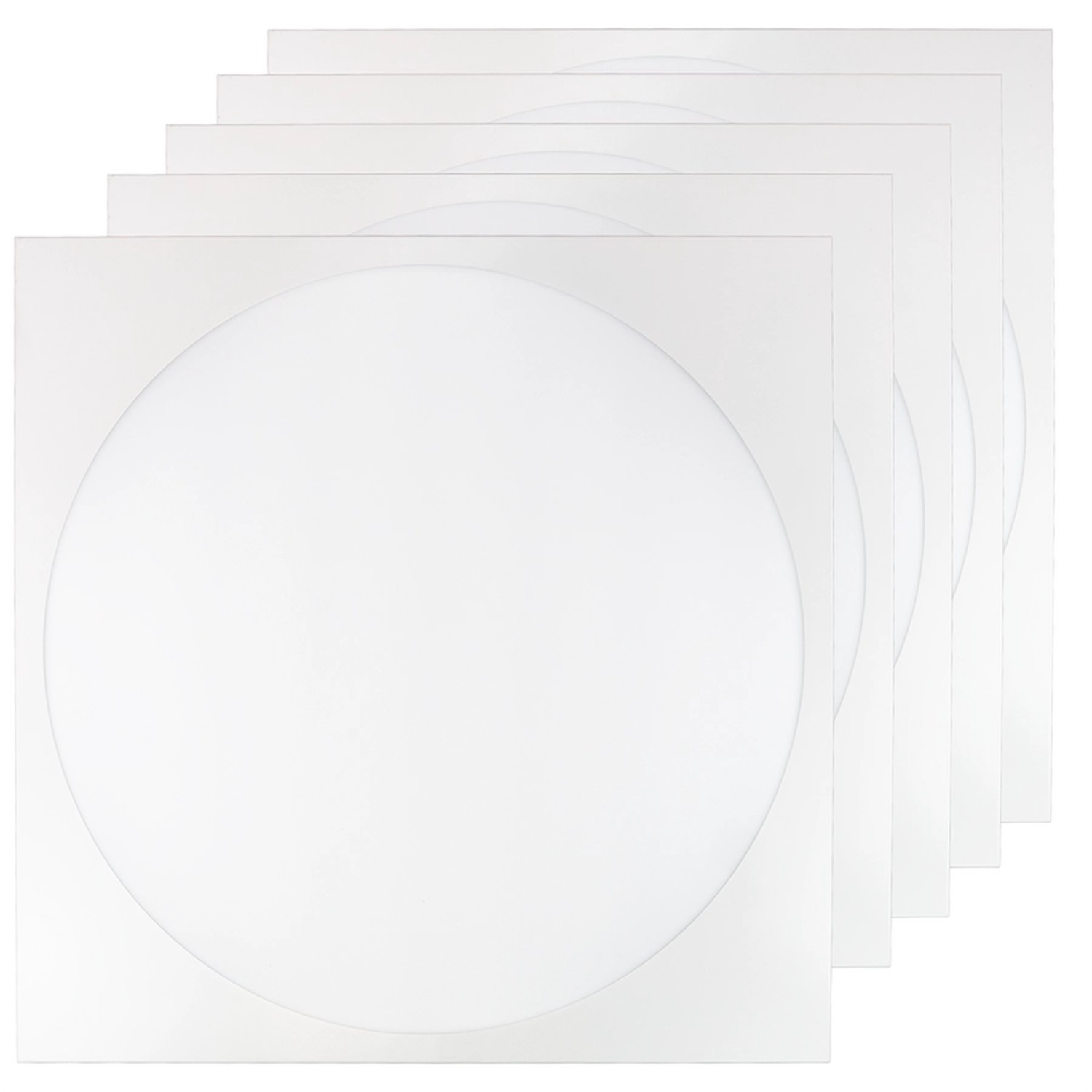 ENOVALITE 5er Pack LUNOS LED Panel 62x62 Rasterdeckenleuchte 30W LED Deckenleuchte 3600lm 4000K Neutralweiß Runder Lichtaustritt ENOVALITE 5er Pack LUNOS LED Panel 62x62 Rasterdeckenleuchte 30W LED Deckenleuchte 3600lm 4000K Neutralweiß Runder Lichtaustritt von ENOVALITE