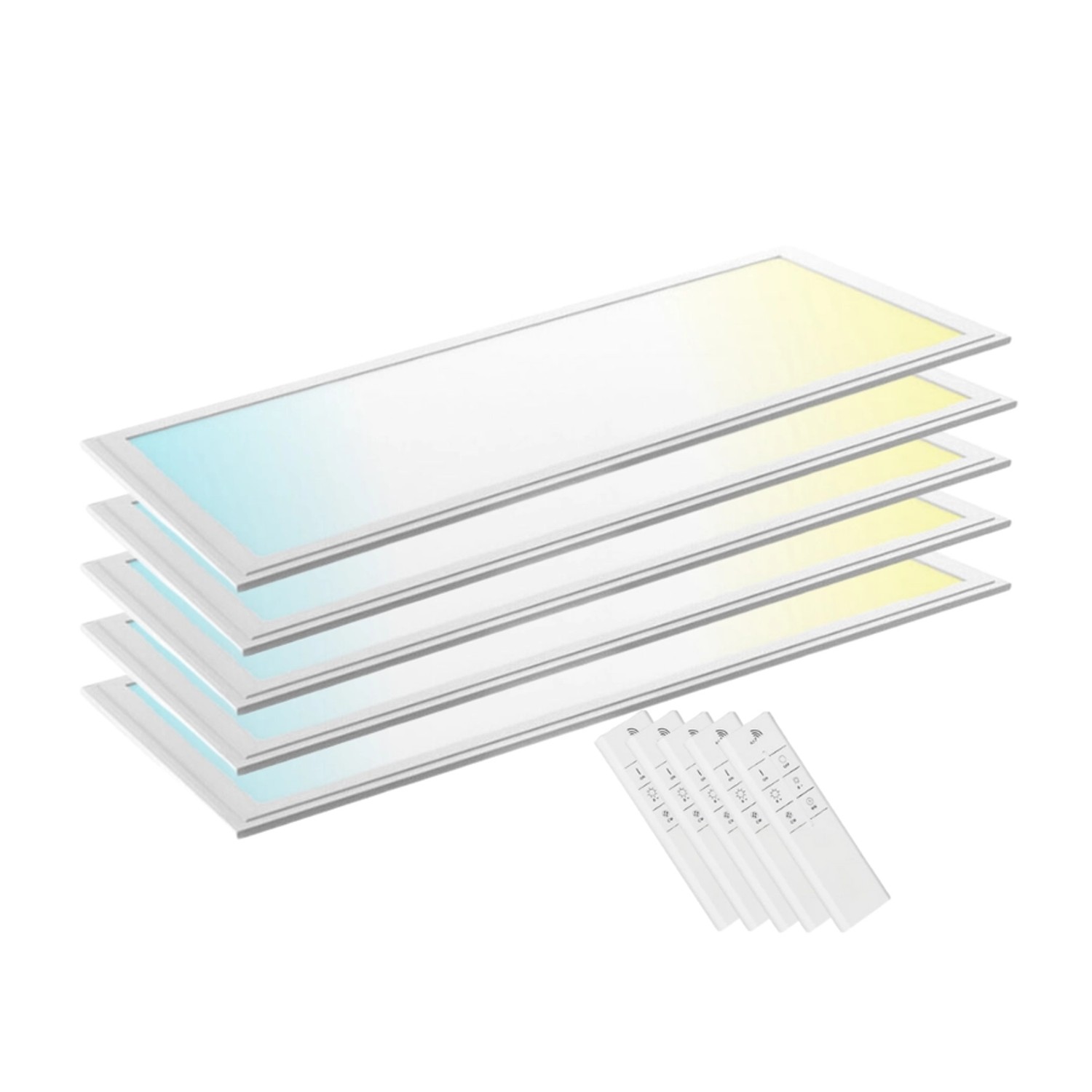 ENOVALITE 5er Set LED Panel 120x30cm 36W 3600lm Dimmbare Deckenleuchte CCT Warm-Kaltweiß 3000-6000K Flimmerfrei Rasterdeckenleuchte Bürobeleuchtung ENOVALITE 5er Set LED Panel 120x30cm 36W 3600lm Dimmbare Deckenleuchte CCT Warm-Kaltweiß 3000-6000K Flimmerfrei Rasterdeckenleuchte Bürobeleuchtung von ENOVALITE