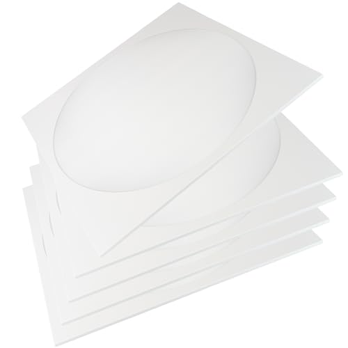 ENOVALITE 5x LUNOS LED Panel 62x62 cm - 30W 4000K Neutralweiß 3600lm 120lm/W flimmerfrei - LED Deckenleuchte flach für Rasterdecke Rasterleuchte Deckenpanel - mit 230V Netzteil - 620x620x3,5mm von ENOVALITE