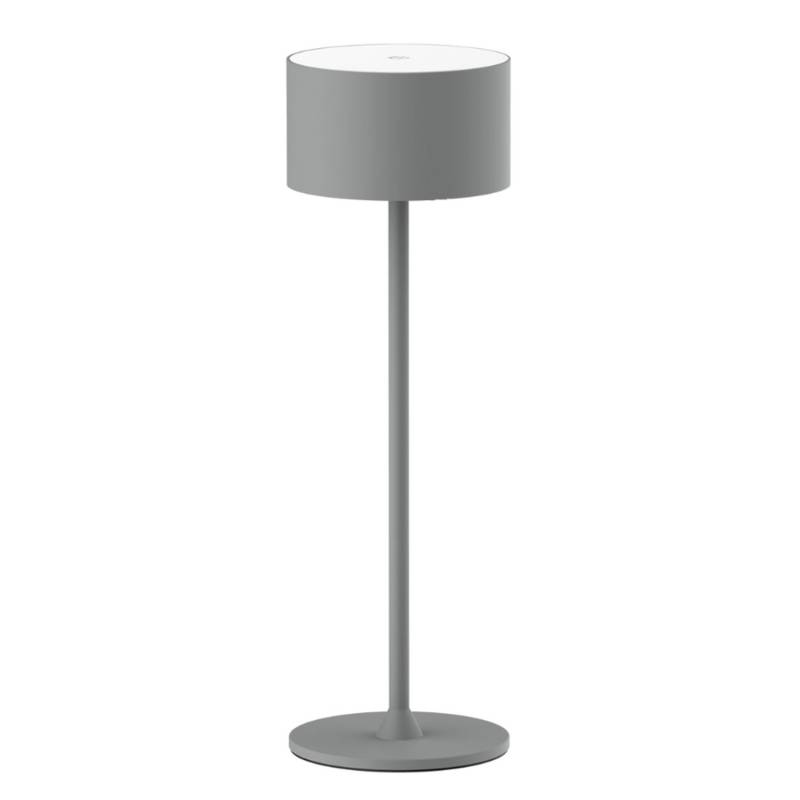 ENOVALITE Akkutischleuchte LED Dimmbar CCT Einstellbar 2700-6500K IP44 Kabellos Grau von ENOVALITE