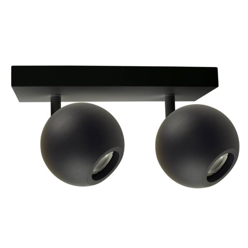 ENOVALITE Deckenspot 2-Flammig Aufbauspot GU10 Schwenkbar LED Deckenleuchte Wohnzimmerbeleuchtung Aluminium Schwarz ENOVALITE Deckenspot 2-Flammig Aufbauspot GU10 Schwenkbar LED Deckenleuchte Wohnzimmerbeleuchtung Aluminium Schwarz von ENOVALITE