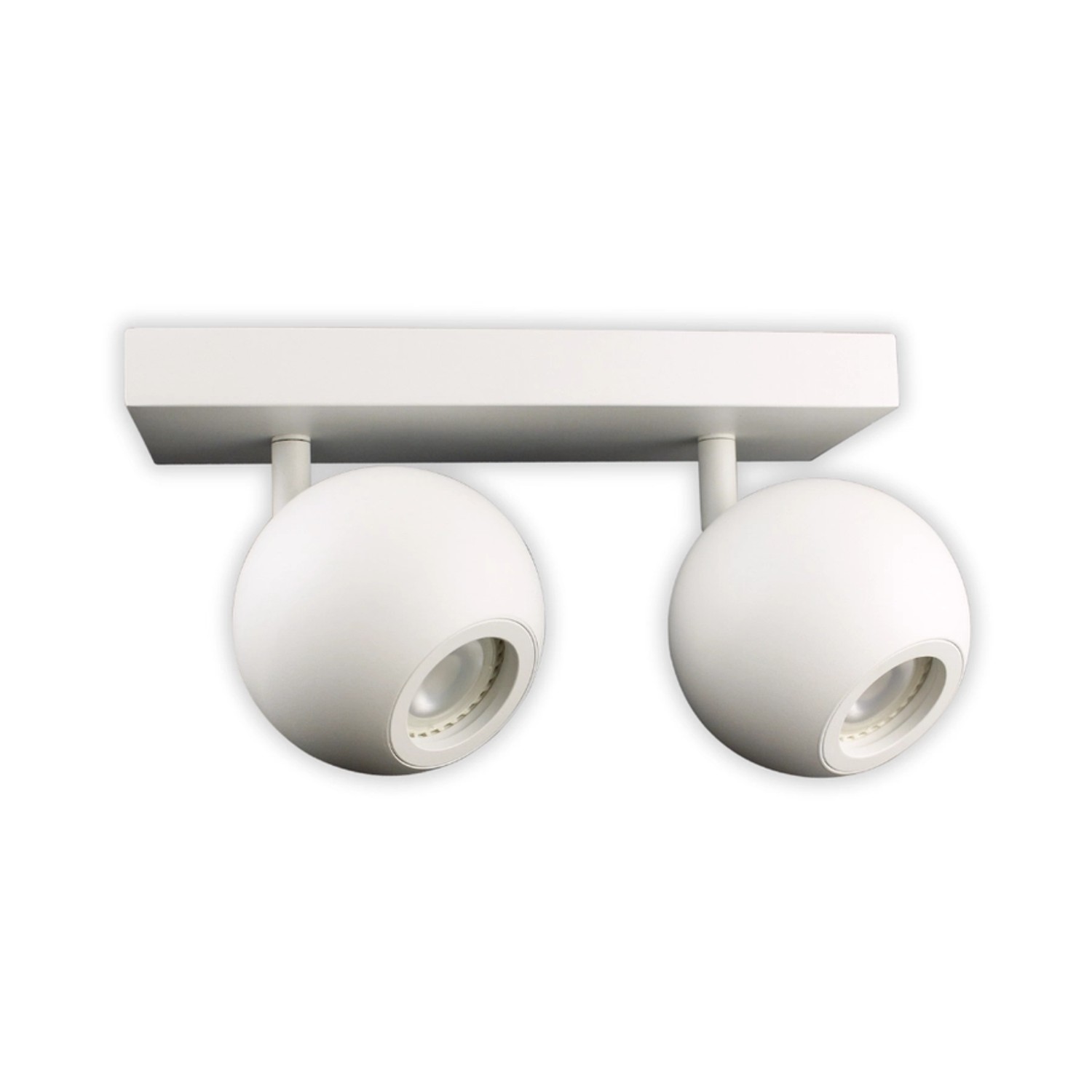 ENOVALITE Deckenspot 2-Flammig Aufbauspot GU10 Schwenkbar LED Deckenleuchte Wohnzimmerbeleuchtung Aluminium Weiß ENOVALITE Deckenspot 2-Flammig Aufbauspot GU10 Schwenkbar LED Deckenleuchte Wohnzimmerbeleuchtung Aluminium Weiß von ENOVALITE