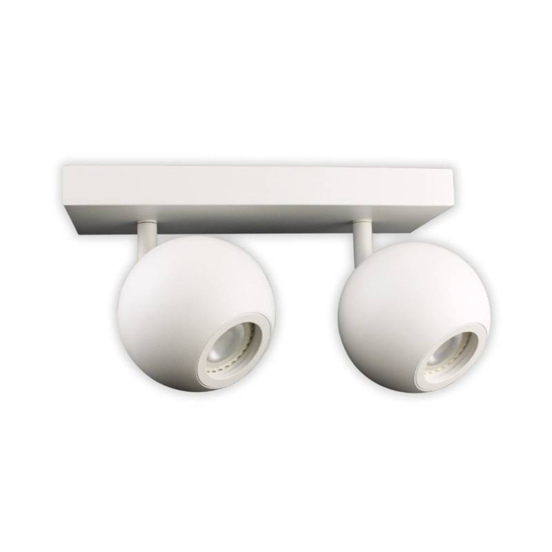 ENOVALITE Deckenspot 2-Flammig Aufbauspot GU10 Schwenkbar LED Deckenleuchte Wohnzimmerbeleuchtung Aluminium Weiß ENOVALITE Deckenspot 2-Flammig Aufbauspot GU10 Schwenkbar LED Deckenleuchte Wohnzimmerbeleuchtung Aluminium Weiß von ENOVALITE