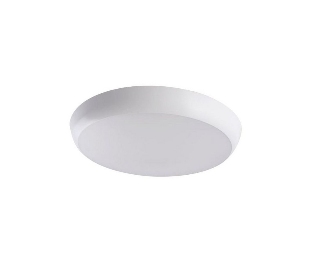 ENOVALITE LED Außen-Deckenleuchte LED Aufbauleuchte, 18W, 1880 lm, 4000K, ø250x48mm, IP65, LED fest integriert, neutralweiß von ENOVALITE