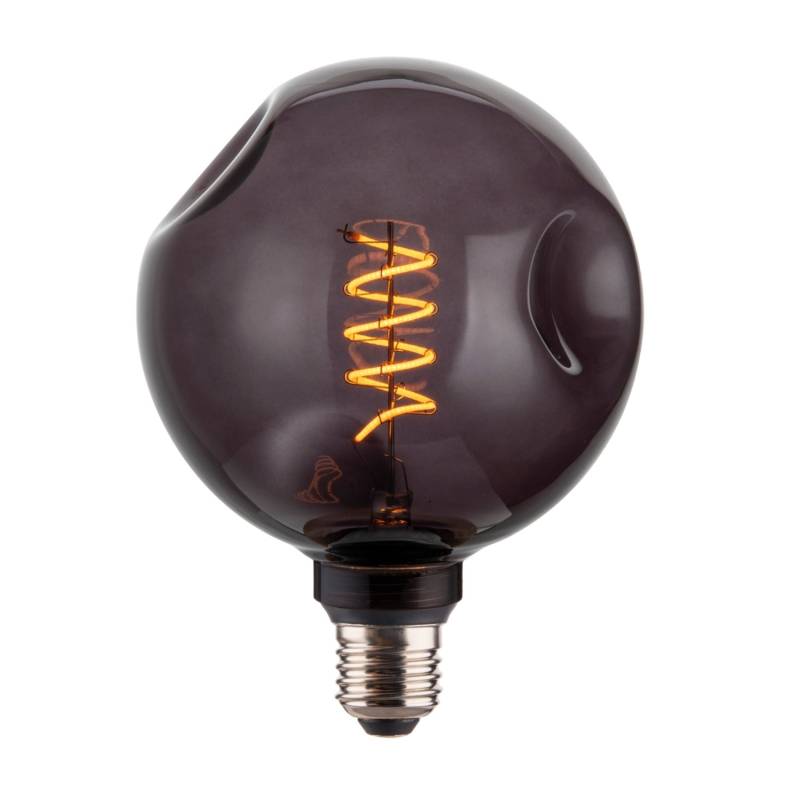 ENOVALITE LED E27 Filament Leuchtmittel 4W 1800K Dimmbar Warmweiß Rauchglas Dekorative Lampe von ENOVALITE