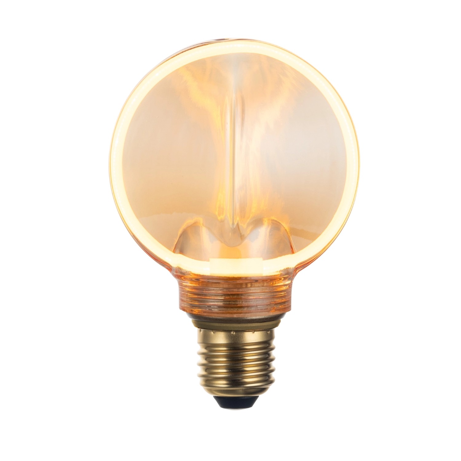 ENOVALITE LED Filament Leuchtmittel CIRCLE E27 Dimmbar Warmweiß Bernstein Leuchtkreis Design ENOVALITE LED Filament Leuchtmittel CIRCLE E27 Dimmbar Warmweiß Bernstein Leuchtkreis Design von ENOVALITE