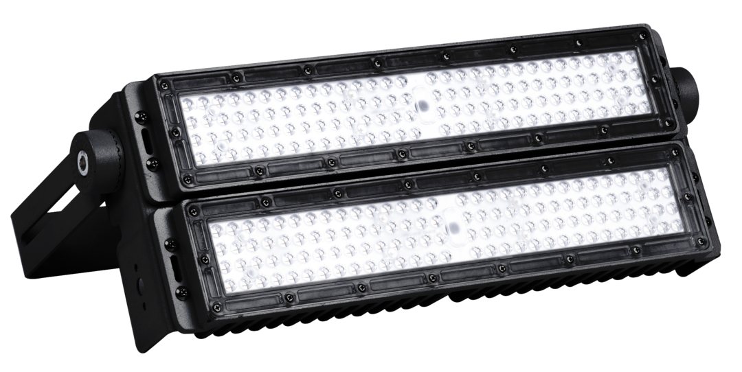 ENOVALITE LED Flutlichtstrahler Profi Stadion Fluter, 200 W, 5000 K (neutralweiß), 26000 lm, IP66, LED fest integriert, neutralweiß, LUMILEDS LEDs, Meanwell Netzteil von ENOVALITE