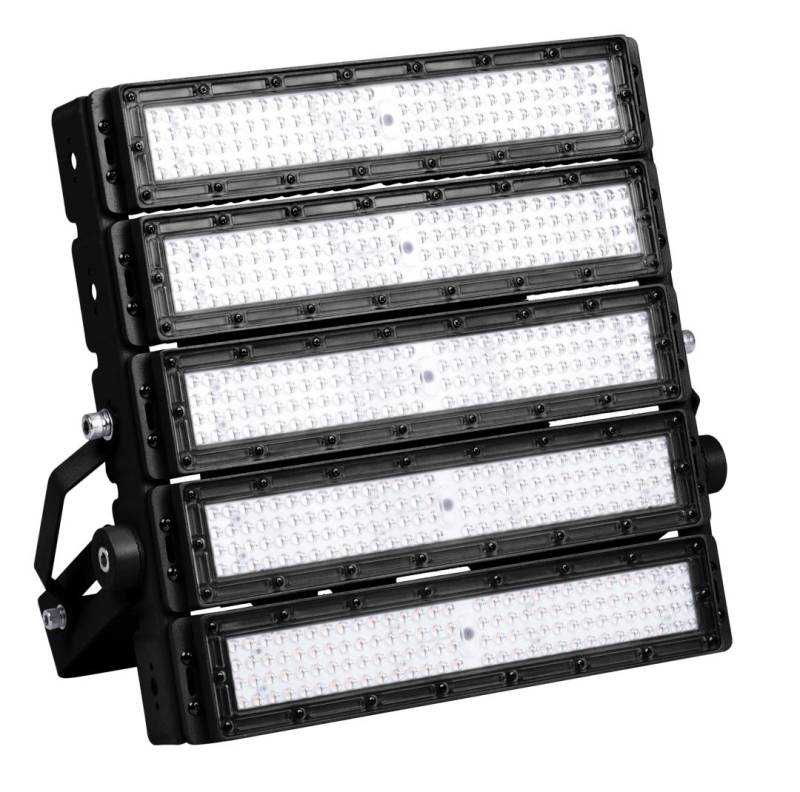 ENOVALITE LED Flutlichtstrahler Profi Stadion Fluter, 500 W, 5000 K (neutralweiß), 65000 lm, IP66, LED fest integriert, neutralweiß, LUMILEDS LEDs, Meanwell Netzteil von ENOVALITE