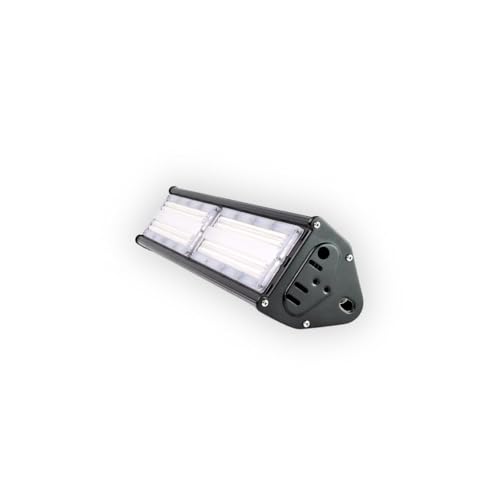 ENOVALITE LED Hallenleuchte 100W 2 Stück 5000K Neutralweiß 12000lm - Industrie Hallenstrahler für Werkstatt, Lager, Garage - 120lm/W IP65 IK10 ENEC – High Bay Industrielampe Hallenbeleuchtung von ENOVALITE