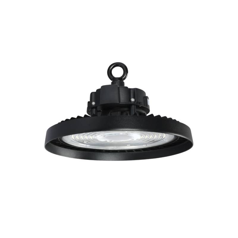 ENOVALITE LED HighBay UFO Hallenstrahler 100W 5000K Neutralweiß 17000lm IP65 LIFUD Netzteil Dimmbare Hallenleuchte von ENOVALITE