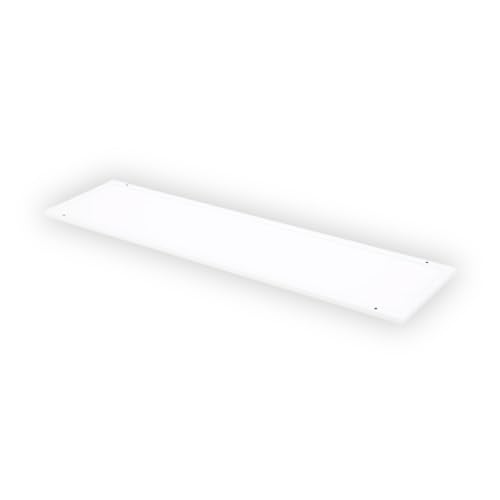 ENOVALITE LED Panel SLIM, Aufbaupanel, UGR<19 blendfrei, 120x30cm, 30W, 3300lm, neutralweiß (4000K), Netzteil im Rahmen integriert, LED Bürolampen, Rasterdeckenleuchte, Büroleuchten, Deckenleuchte von ENOVALITE