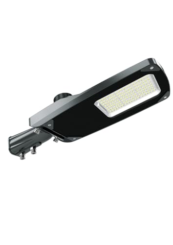 ENOVALITE LED Straßenleuchte PRO 30W 4500lm 5000K Neutralweiß - IP66 IK08 Außenleuchte - LED Wegeleuchte Mastaufsatzleuchte für Ø 48-60mm Mast - Straßenbeleuchtung Parkplatz von ENOVALITE