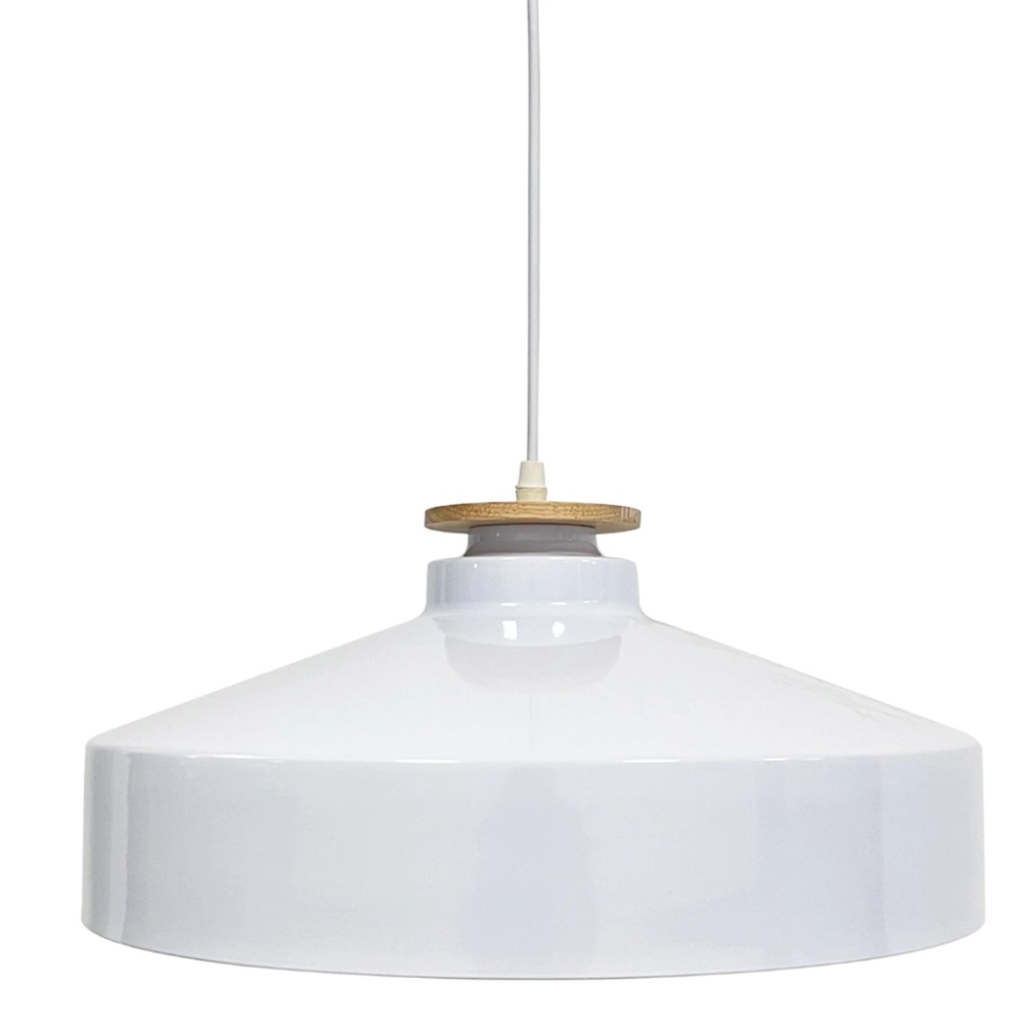 ENOVALITE Moderne Pendelleuchte Rund Design E27 Hängelampe Max 40W Hängeleuchte Weiß Stahl Deckenleuchte ENOVALITE Moderne Pendelleuchte Rund Design E27 Hängelampe Max 40W Hängeleuchte Weiß Stahl Deckenleuchte von ENOVALITE