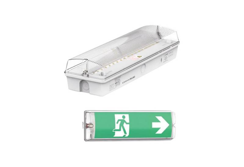 ENOVALITE Arbeitsleuchte ENOVALITE LED-Fluchtwegeleuchte inkl. 8 h von ENOVALITE