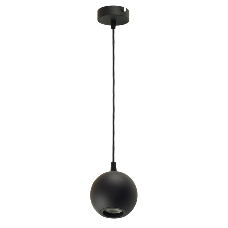 ENOVALITE Pendelleuchte GLOBE Schwarz Ø100mm Deckenleuchte GU10 Fassung 1-Flammig von ENOVALITE