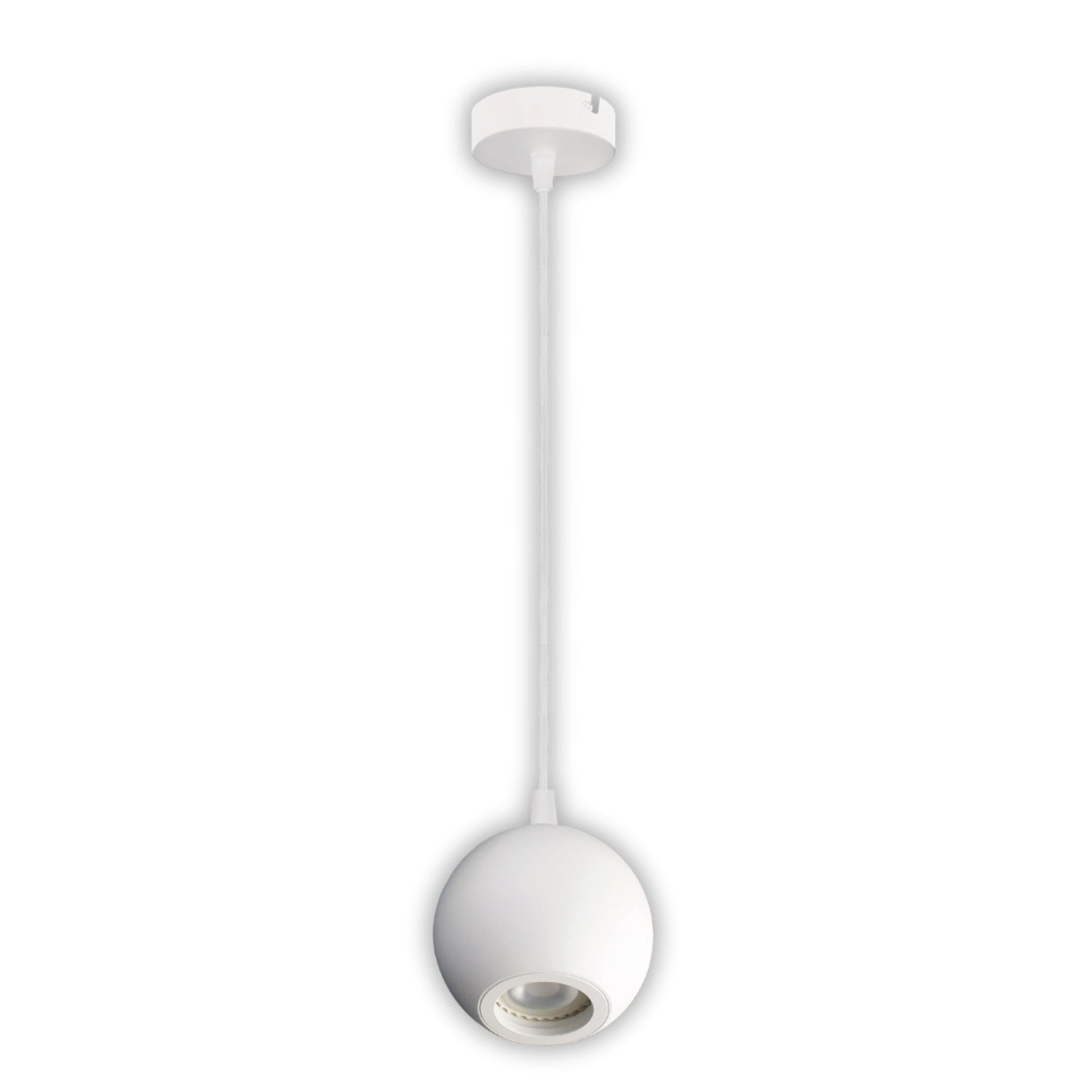 ENOVALITE Pendelleuchte GLOBE Weiß Ø100mm Deckenleuchte GU10 Fassung 1-Flammig ENOVALITE Pendelleuchte GLOBE Weiß Ø100mm Deckenleuchte GU10 Fassung 1-Flammig von ENOVALITE