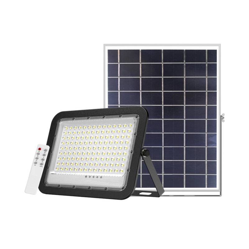 ENOVALITE Solarstrahler PRO 100W 1400lm 6500K Kaltweiß IP65 Außenstrahler Solar Fluter Dämmerungssensor Fernbedienung Schwarz ENOVALITE Solarstrahler PRO 100W 1400lm 6500K Kaltweiß IP65 Außenstrahler Solar Fluter Dämmerungssensor Fernbedienung Schwarz von ENOVALITE