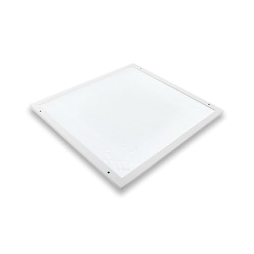 LED Panel SLIM, Aufbaupanel, 60x60 cm, UGR<19, 30 W, 3300 lm, neutralweiß (4000K), Netzteil im Rahmen integriert, LED Bürolampen, Rasterdeckenleuchte, Büroleuchten, Deckenleuchte (60 x 60 cm) von ENOVALITE