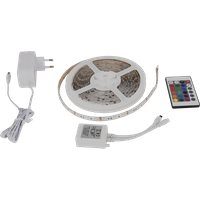Set LED-Streifen, RGB, inklusive Fernbedienung und Netzteil Set LED-Streifen, RGB, inklusive Fernbedienung und Netzteil von ENOVALITE