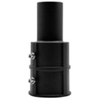Straßenleuchten Adapter, 80 zu 60 mm, in grau, fix von ENOVALITE