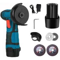 12 V Akku-Miniatur-Winkelschleifer-Set mit Zubehör zum Polieren, Schleifen, Schneiden, Fertigstellen und Detaillieren auf Metall, Holz und Auto 12 V Akku-Miniatur-Winkelschleifer-Set mit Zubehör zum Polieren, Schleifen, Schneiden, Fertigstellen und Detaillieren auf Metall, Holz und Auto von ENOWELIR