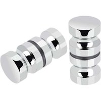 Duschtürgriffe aus Edelstahl - Für Glastüren (2er-Set) von ENOWELIR