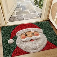 Getuftete Teppiche mit Weihnachtsmuster, 2 Stück, weiche Dekoration für ein komfortables Interieur Getuftete Teppiche mit Weihnachtsmuster, 2 Stück, weiche Dekoration für ein komfortables Interieur von ENOWELIR