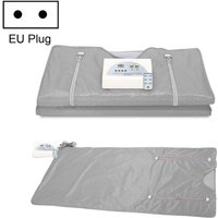 Infrarot-Fernstrahlen-Schweißdampf-Reißverschluss-Weltraumdecke, Haushalts-Ganzkörper-Luftentfeuchter, Farbe: Silber (EU-Stecker) von ENOWELIR