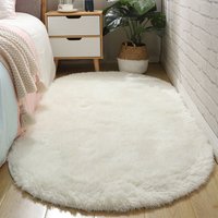 Ovaler Babyzimmerteppich 50x120 cm zottelig cremefarben rutschfest maschinenwaschbar superweich Kinderzimmerdekoration gemütlicher sich entwickelnder Ovaler Babyzimmerteppich 50x120 cm zottelig cremefarben rutschfest maschinenwaschbar superweich Kinderzimmerdekoration gemütlicher sich entwickelnder von ENOWELIR