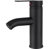 Schwarzer Edelstahl-Waschtischmischer für Badezimmerwaschbecken und Toilette von ENOWELIR