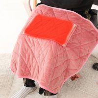 USB-Heizdecke, monokristallines Fleece, Winterwärmer, Größe: 60 x 80 cm (Rosa) von ENOWELIR