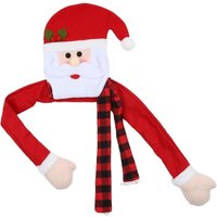 Weihnachtsdekorationen: Weihnachtsmann, Baumspitze, Stern, festlicher Weihnachtsschmuck für Zuhause und Büro von ENOWELIR