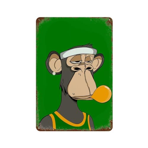 Bored Retro Poster Metall Blechschild Chic Kunst Retro Eisen Malerei Bar Menschen Höhle Cafe Familie Garage Wanddekoration von ENQIAOLIU