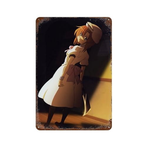 Higurashi No Naku Koro Ni Poster Blechschild Vintage Stil Metallschild für Bar Pub Zuhause Kaffee Mann Höhle Wanddekoration Higurashi No Naku Koro Ni Poster Blechschild Vintage Stil Metallschild für Bar Pub Zuhause Kaffee Mann Höhle Wanddekoration von ENQIAOLIU