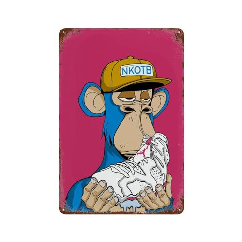 Hype Ape Retro Poster Metall Blechschild Chic Kunst Retro Eisen Malerei Bar Menschen Höhle Cafe Familie Garage Wanddekoration Hype Ape Retro Poster Metall Blechschild Chic Kunst Retro Eisen Malerei Bar Menschen Höhle Cafe Familie Garage Wanddekoration von ENQIAOLIU