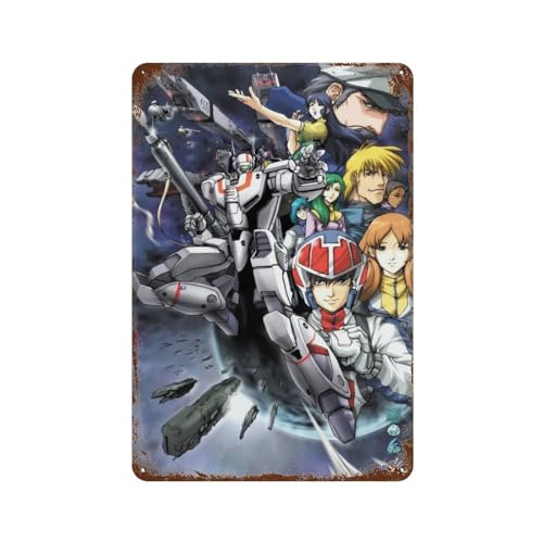 Robotech The Macross Saga Retro Poster Metal Tin Sign Chic Art Retro Iron Painting Bar People Cave Cafe Family Garage Wall Decoration Robotech The Macross Saga Retro Poster Metal Tin Sign Chic Art Retro Iron Painting Bar People Cave Cafe Family Garage Wall Decoration von ENQIAOLIU