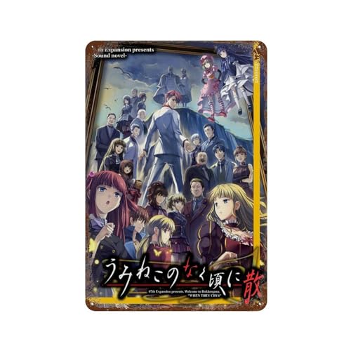 Umineko No Naku Koro Ni Blechschild Vintage Metall Pub Club Cafe Bar Home Wandkunst Dekoration Poster Retro Umineko No Naku Koro Ni Blechschild Vintage Metall Pub Club Cafe Bar Home Wandkunst Dekoration Poster Retro von ENQIAOLIU