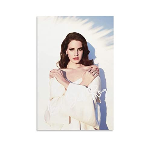 ENQIAOZHANG Bilder Wohnzimmer Modern 40x60cm Lana Del Rey Poster Decorazione Soggiorno Camera da letto Pittura Senza Cornice von ENQIAOZHANG